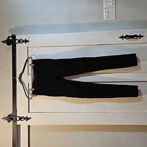 BCBG Black Faux Suede Leggings